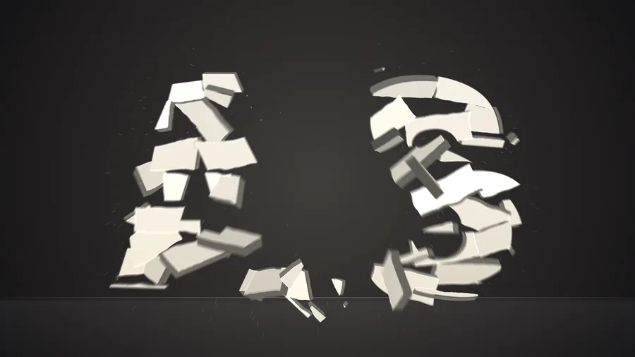 「AS」炸成磚塊