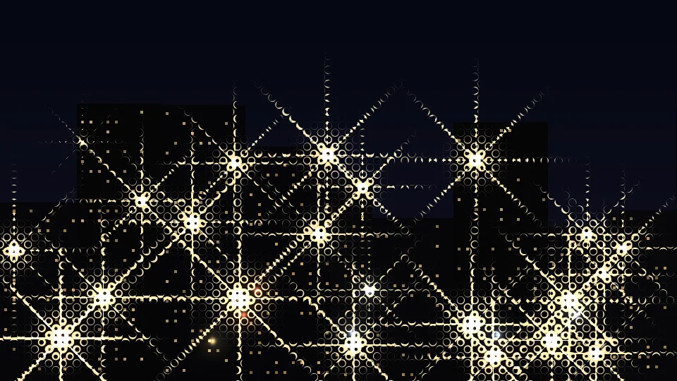 甜甜圈填法的星芒