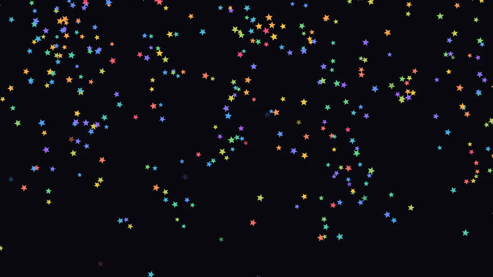 只用一種粒子:五角星