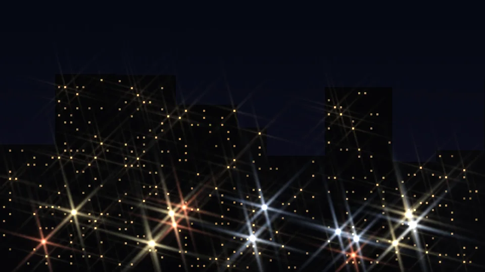 6 道星芒的夜景