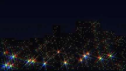 夜景星芒樣式的實際效果