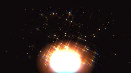 暖金漸層光芒樣式的實際效果