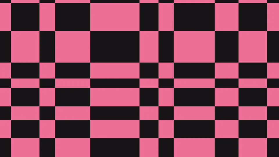 粉黑不等分棋盤